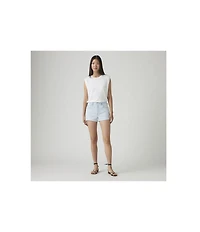 Levi's® 501® Original High Rise Stretch Frayed Hem Denim Shorts