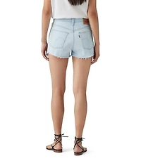 Levi's® 501® Original High Rise Stretch Frayed Hem Denim Shorts