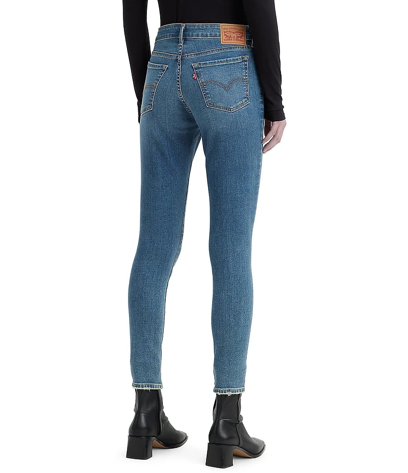 Levi's® 711 Mid Rise Destructed Skinny Jeans