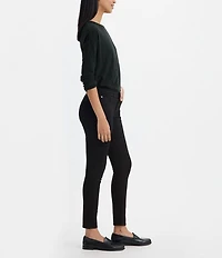 Levi's® 711 Mid Rise Black Skinny Jeans