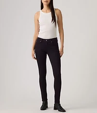 Levi's® 711 Mid Rise Black Skinny Jeans