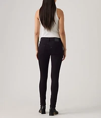 Levi's® 711 Mid Rise Black Skinny Jeans