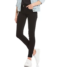 Levi's® 711 Mid Rise Black Skinny Jeans