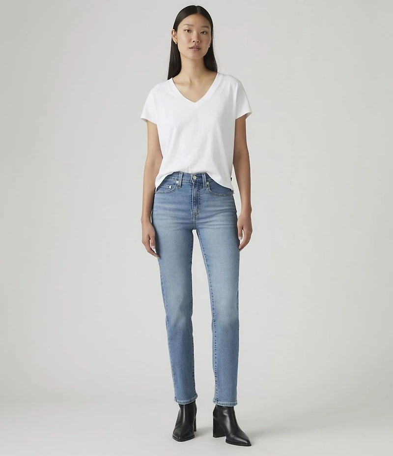 Levi's 724 High Rise Straight Leg Jeans