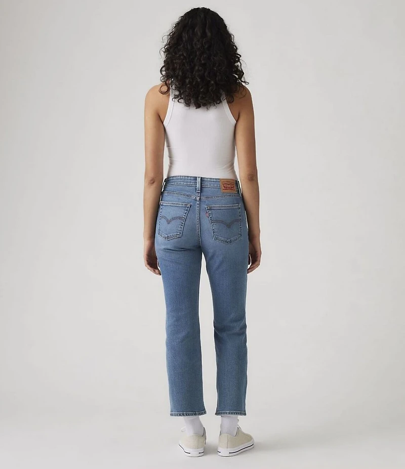 Levi's® 725 High Rise Mid Wash Kick Bootcut Ankle Jeans