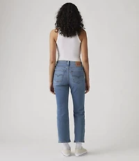 Levi's® 725 High Rise Mid Wash Kick Bootcut Ankle Jeans