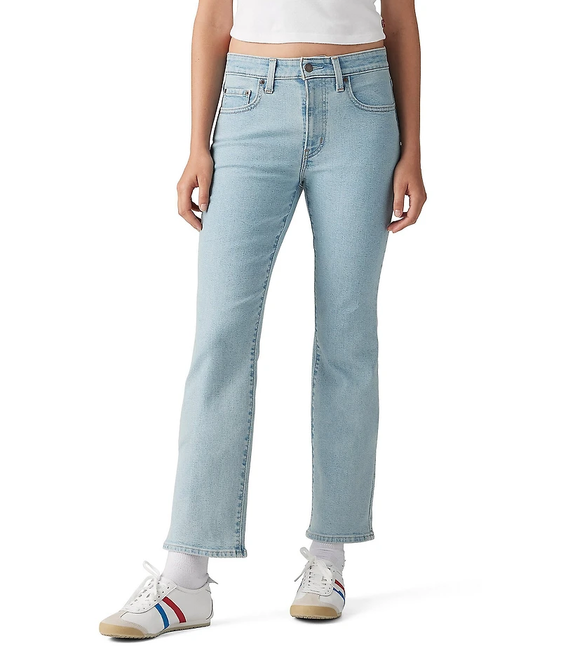Levi's® 725 High Rise Light Wash Kick Bootcut Ankle Jeans