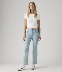 Levi's® 725 High Rise Light Wash Kick Bootcut Ankle Jeans