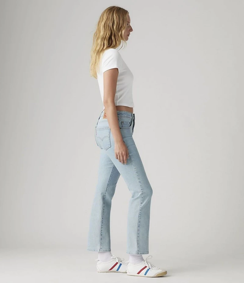 Levi's® 725 High Rise Light Wash Kick Bootcut Ankle Jeans