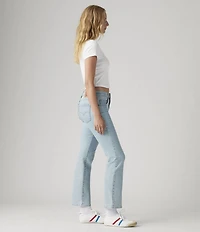 Levi's® 725 High Rise Light Wash Kick Bootcut Ankle Jeans