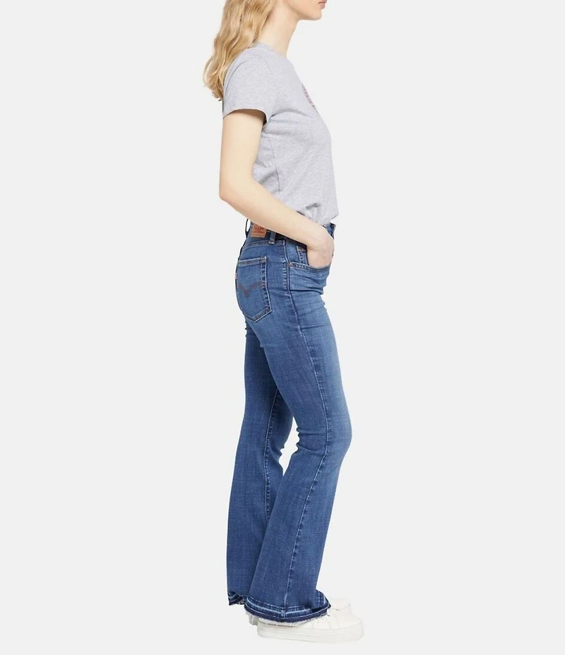 Levi's® 726 High Rise Frayed Hem Flare Jeans