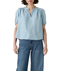 Levi's® Amelie Poplin Short Sleeves Blouse