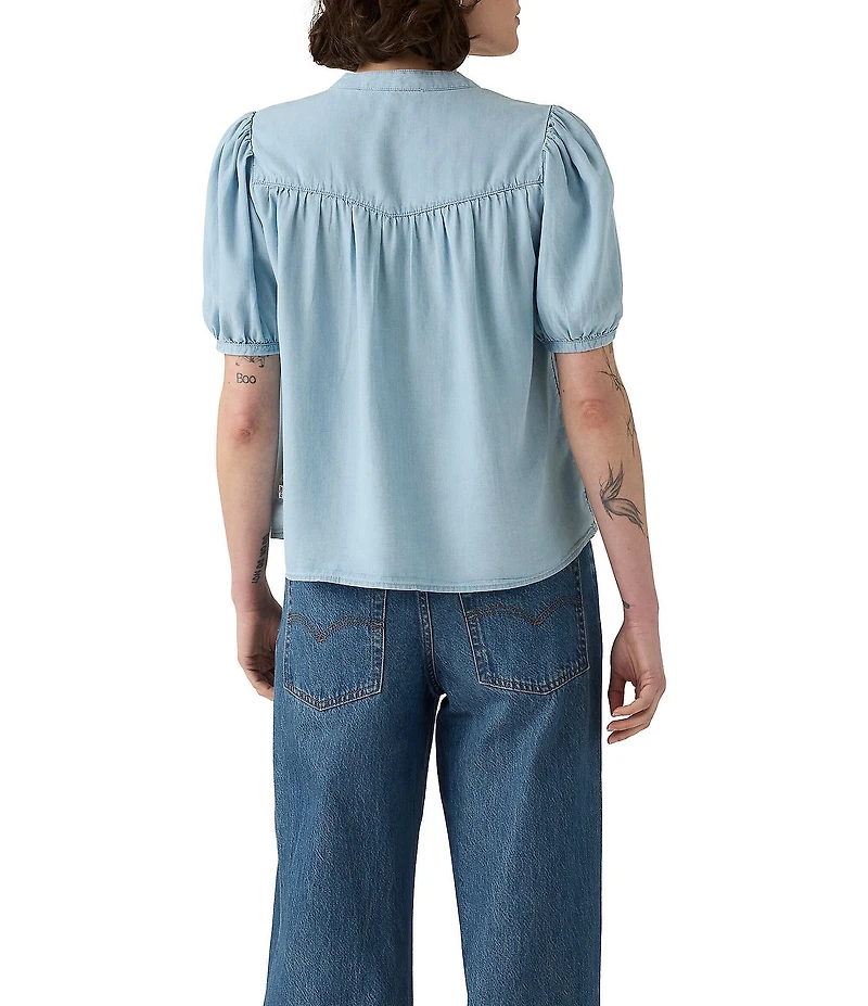 Levi's® Amelie Poplin Short Sleeves Blouse