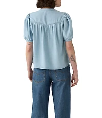 Levi's® Amelie Poplin Short Sleeves Blouse