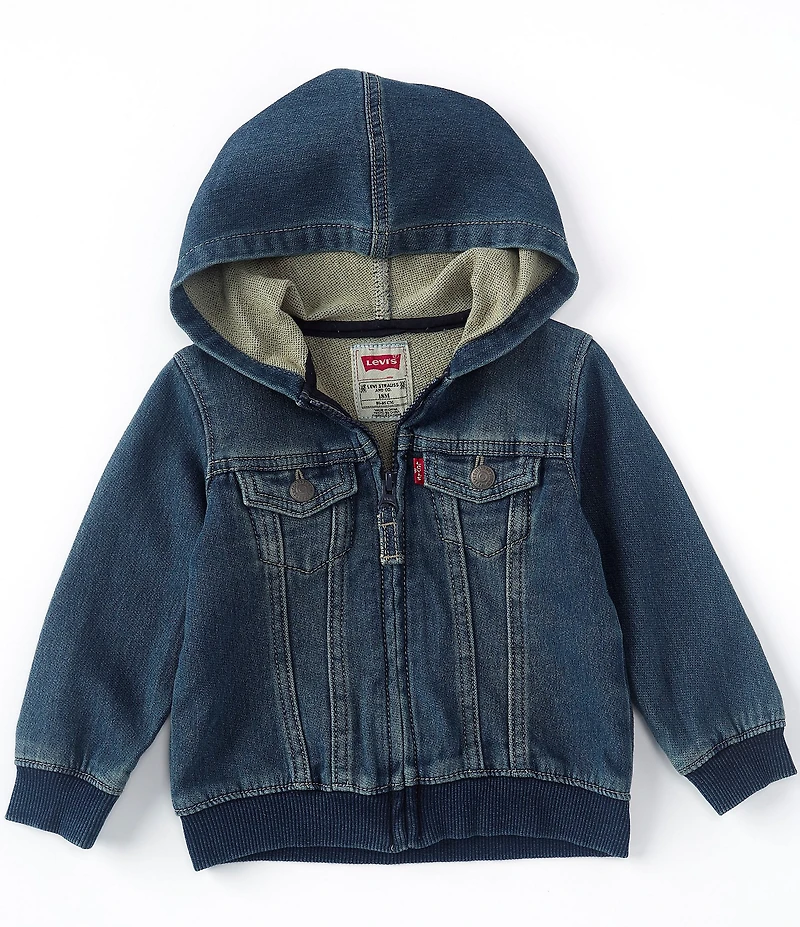 Levi's® Baby Boys Knit-Denim Hoodie