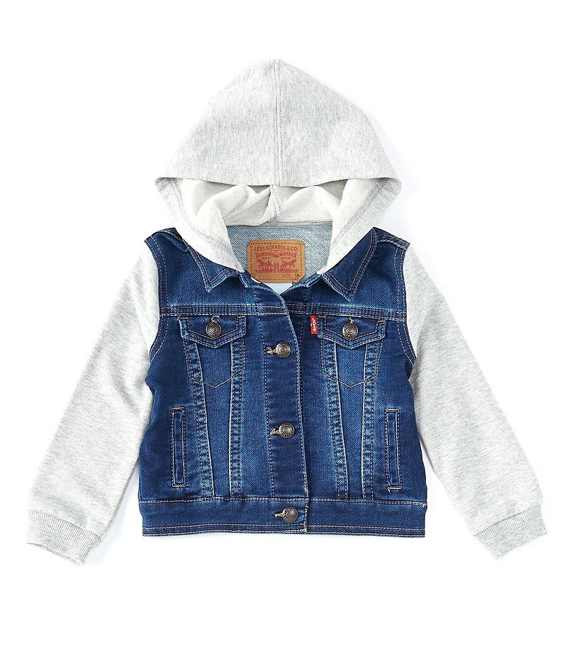 Levi's® Baby Boys Hooded Trucker Jacket