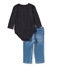 Levi's® Baby Boys Bearrito Bodysuit & Denim Jeans 2-Piece Set