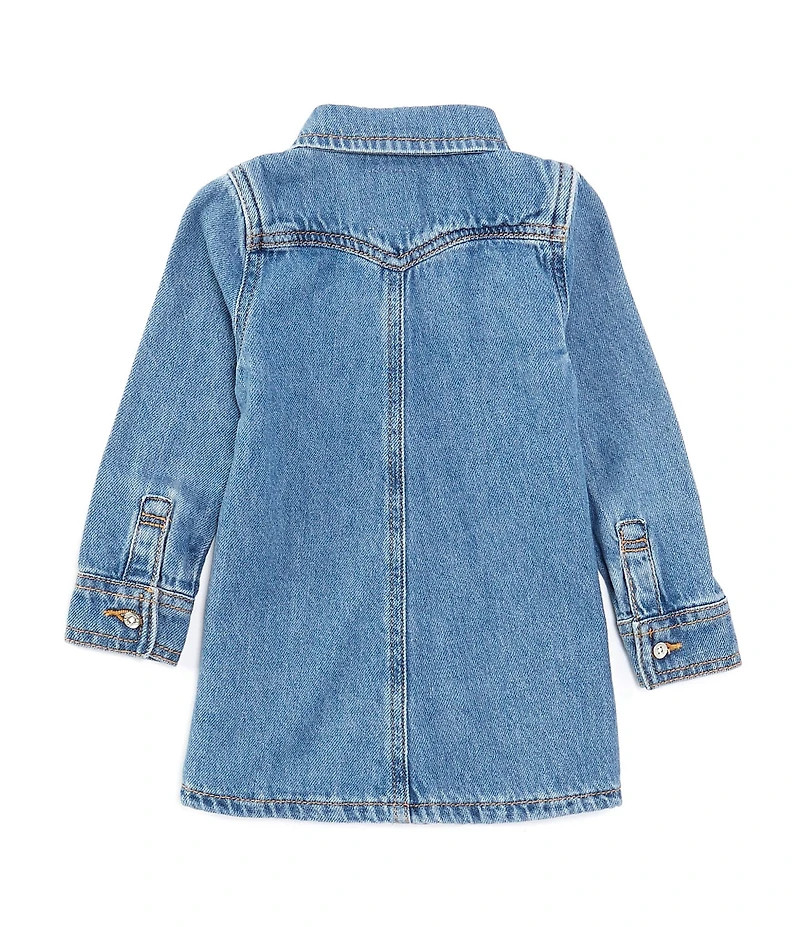 Levi's® Baby Girls Long Sleeve Denim Western Shirt Dress