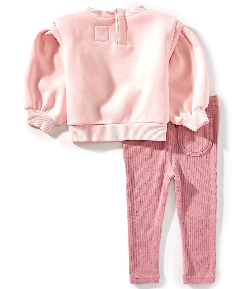 Levi's® Baby Girls Balloon-Sleeve T-Shirt & Leggings Set