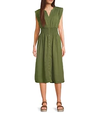 Levi's® Bettina Sleeveless Button Front Dress