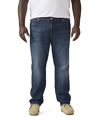 Levi's® Big & Tall 502 Regular Fit Dark Wash Tapered Stretch Jeans