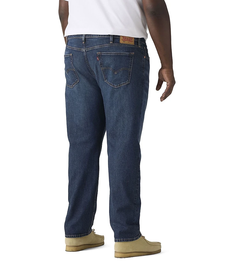 Levi's® Big & Tall 502 Regular Fit Dark Wash Tapered Stretch Jeans