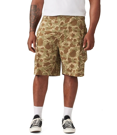 Levi's® Big & Tall Duck Camo 10#double; Inseam Carrier Cargo Shorts