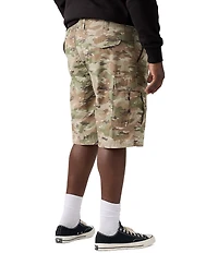 Levi's® Big & Tall Duck Soft Camo 10#double; Inseam Carrier Cargo Shorts