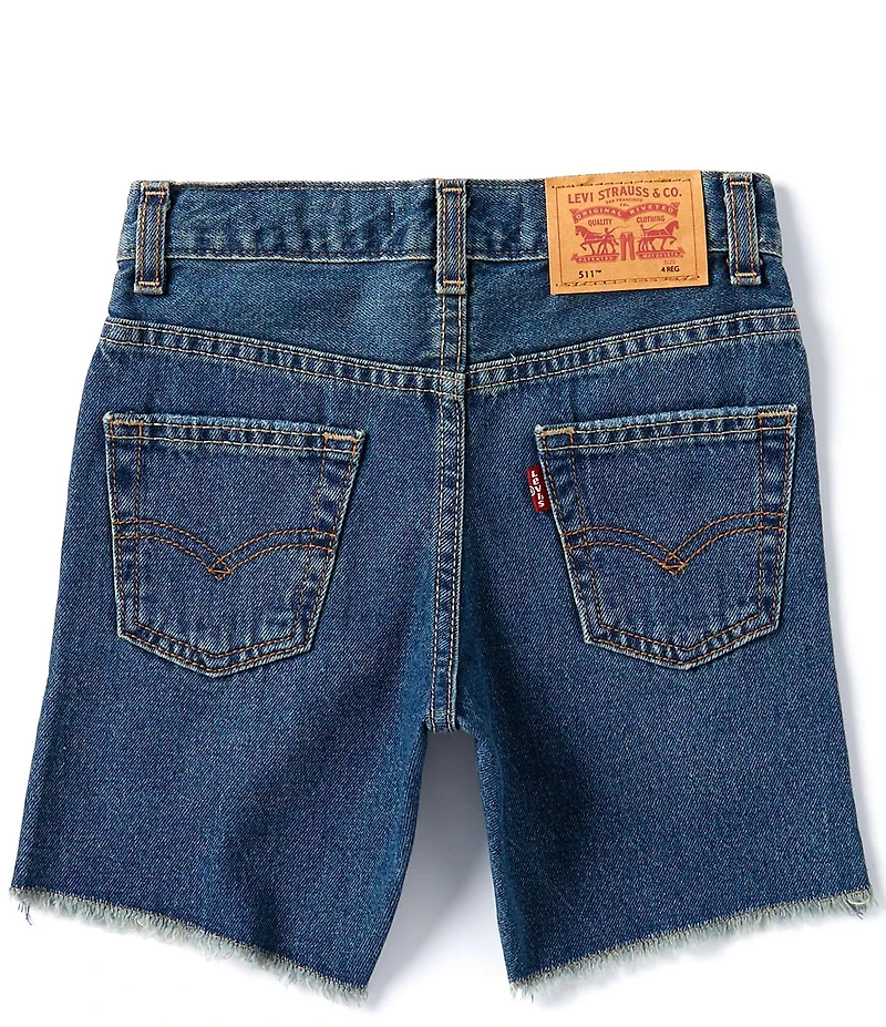 Levi's® Big Boys 511™ Slim Fit Raw Hem Denim Shorts