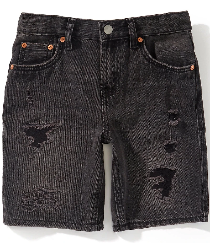 Levi's® Big Boys Distressed Slim Fit Denim Shorts