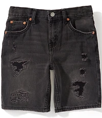 Levi's® Big Boys Distressed Slim Fit Denim Shorts