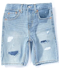 Levi's® Big Boys Distressed Slim Fit Denim Shorts