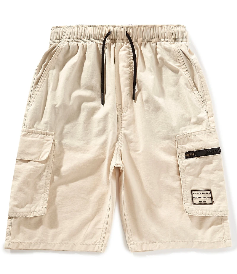 Levi's® Big Boys Parachute Peached Poplin Cargo Shorts