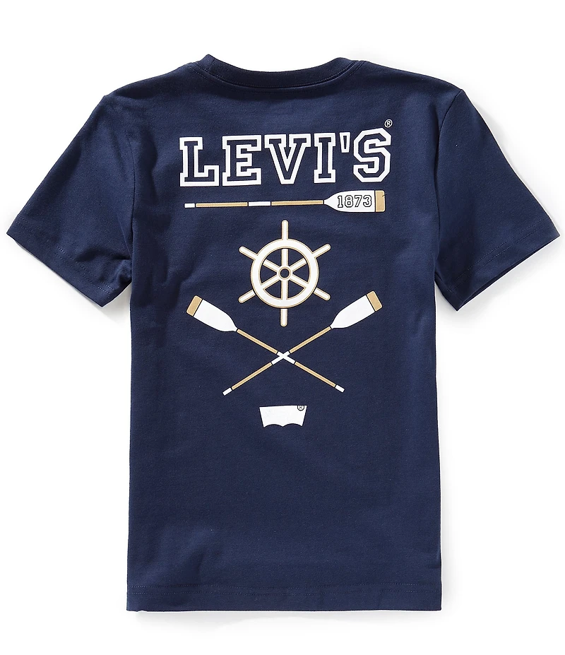 Levi's® Big Boys Short Sleeve Graphic Regatta T-Shirt