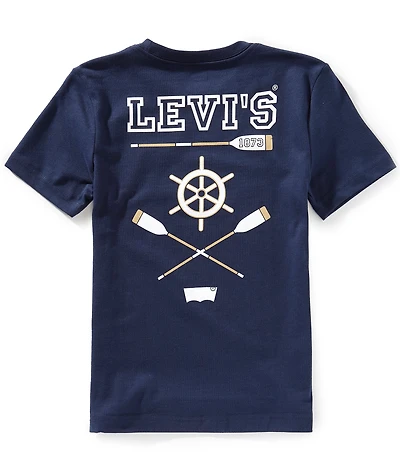 Levi's® Big Boys Short Sleeve Graphic Regatta T-Shirt