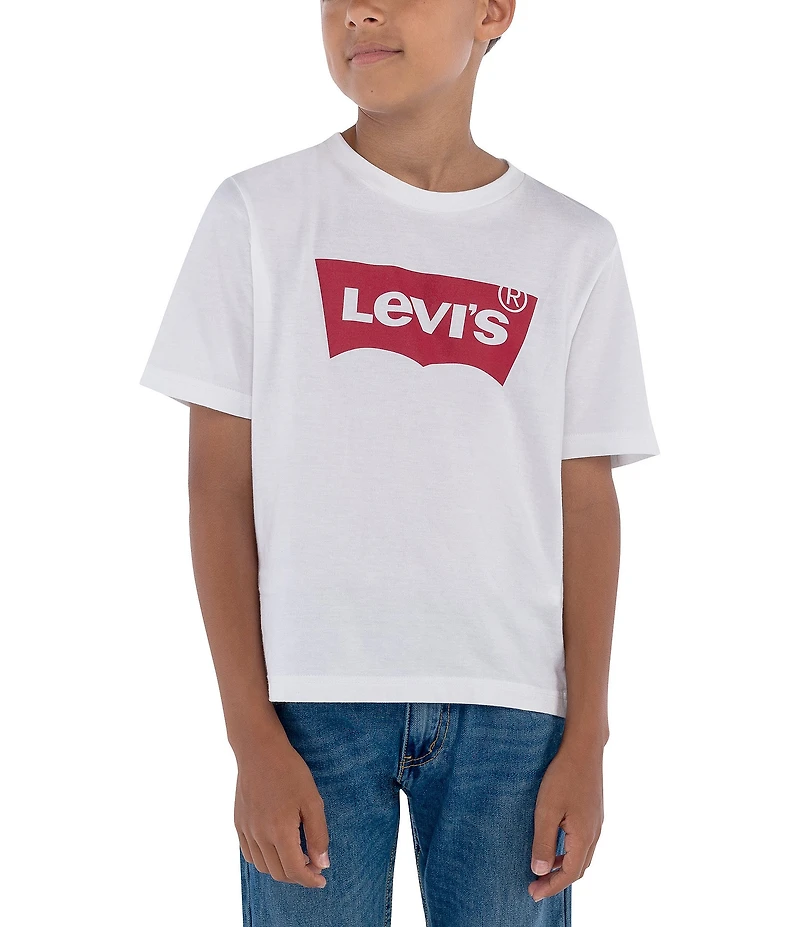 Levi's® Big Boys Short Sleeve Batwing Logo T-Shirt