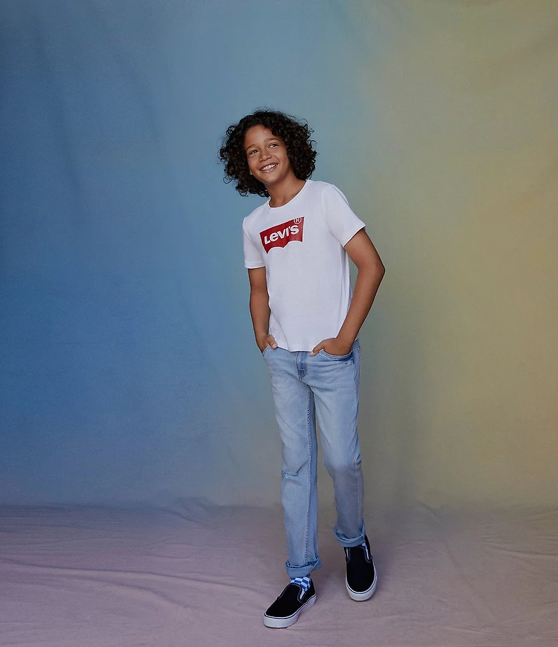 Levi's® Big Boys Short Sleeve Batwing Logo T-Shirt
