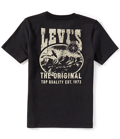 Levi's® Big Boys Short Sleeve Valley View Graphic T-Shirt