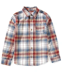 Levi's® Big Boys Long Sleeve Check Flannel Shirt