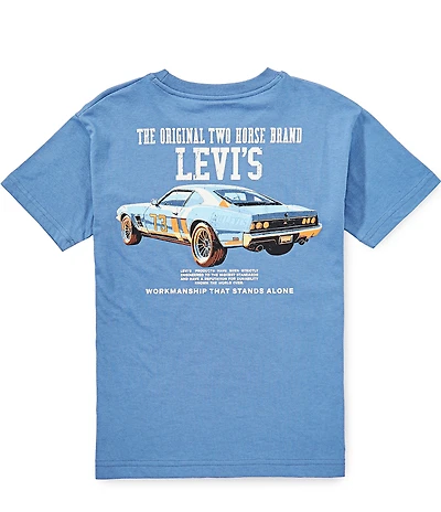 Levi's Big Boys Short Sleeve Rev The Engine Tee