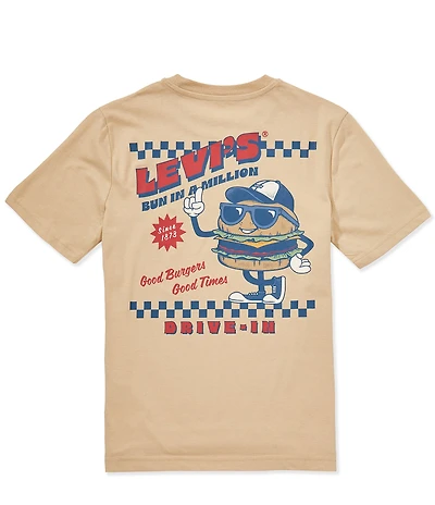 Levi's Big Boys Short Sleeve Drive-in Burger Tee