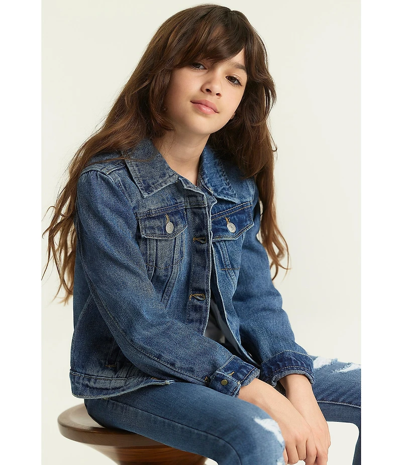 Levi's® Big Girls 720™ Distressed High-Rise Super-Skinny Jeans