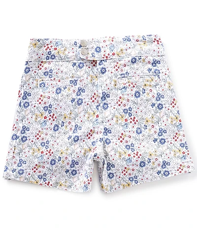 Levi's® Big Girls Floral-Printed High-Rise Loose-Fit Twill Shorts