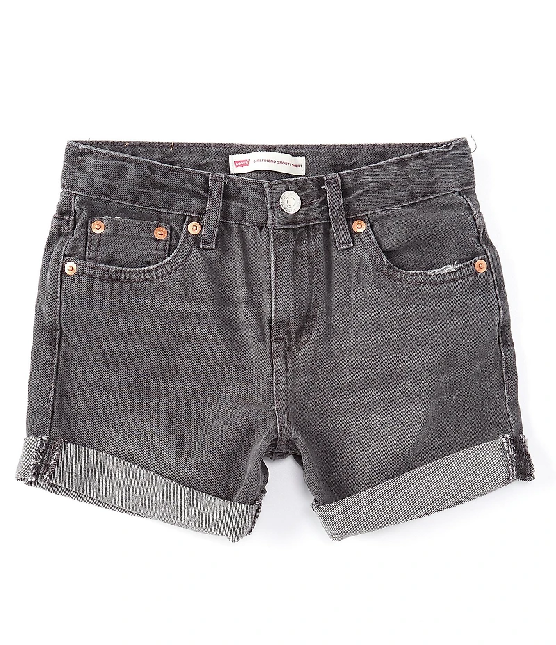 Levi's® Big Girls Girlfriend Shorty Denim Shorts