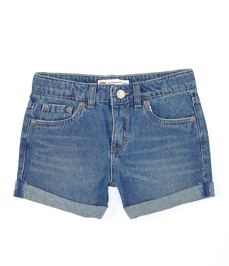Levi's® Big Girls Girlfriend Shorty Denim Shorts