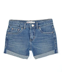 Levi's® Big Girls Girlfriend Shorty Denim Shorts