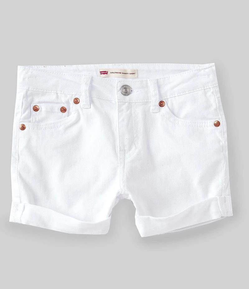 Levi's® Big Girls Girlfriend Shorty Denim Shorts