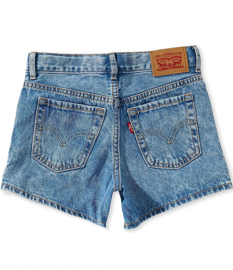 Levi's® Big Girls Cotton Embroidered Denim Shorts