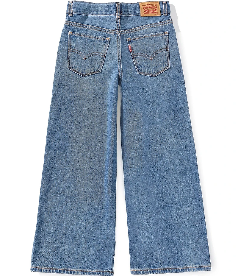 Levi's Big Girls Floral Embroidered High Rise Baggy Jeans