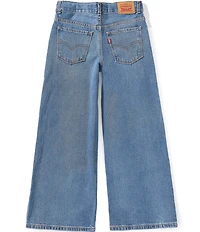 Levi's Big Girls Floral Embroidered High Rise Baggy Jeans